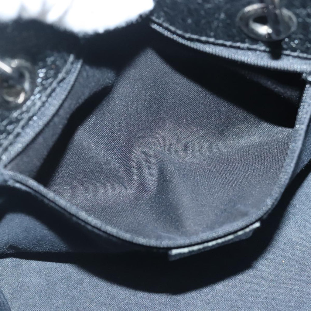 GUCCI GG Canvas Hand Bag Black Silver 120844 ep6544