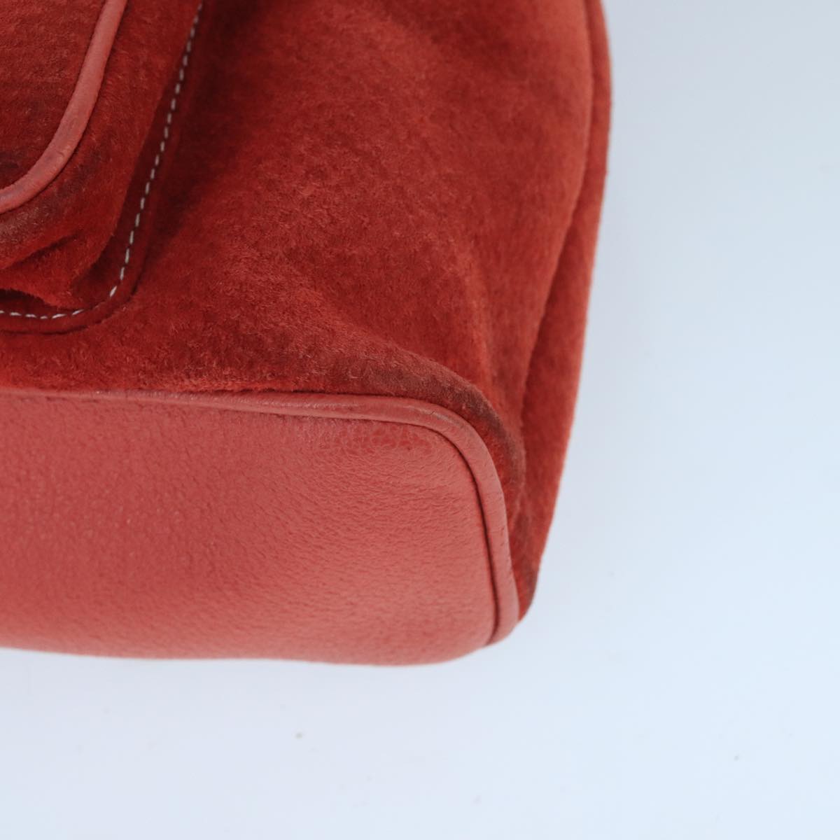 GUCCI Bamboo Backpack Suede Red Gold 003 2058 0030 ep6551
