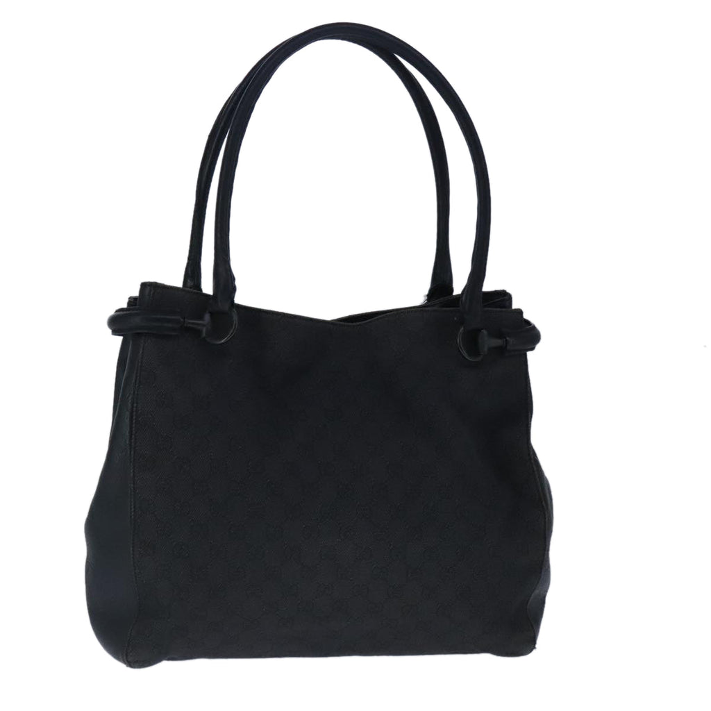 GUCCI GG Canvas Tote Bag Black 101346 ep6586