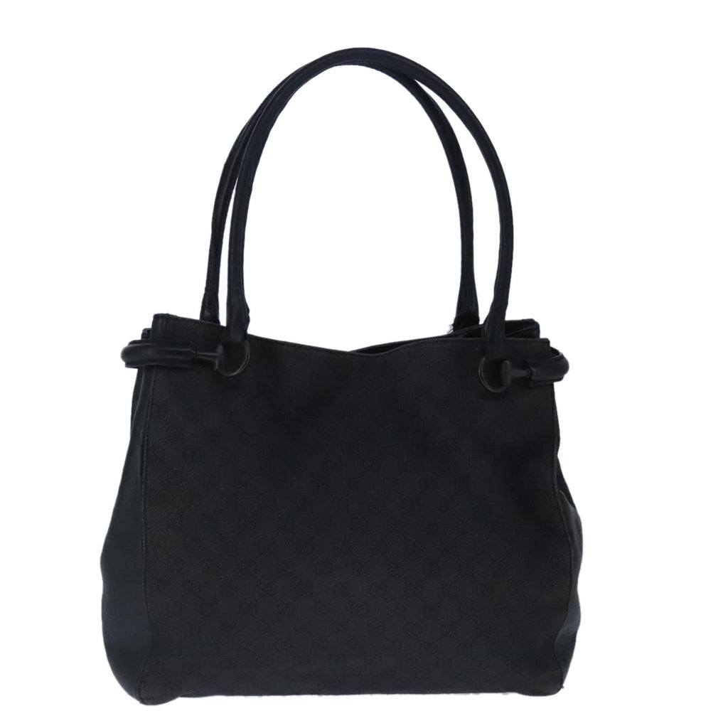 GUCCI GG Canvas Tote Bag Black 101346 ep6586