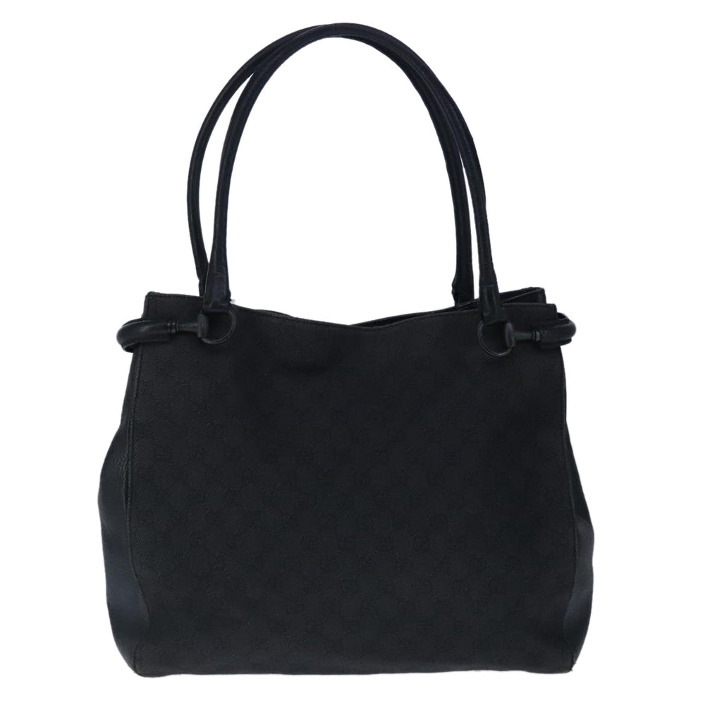 GUCCI GG Canvas Tote Bag Black 101346 ep6586