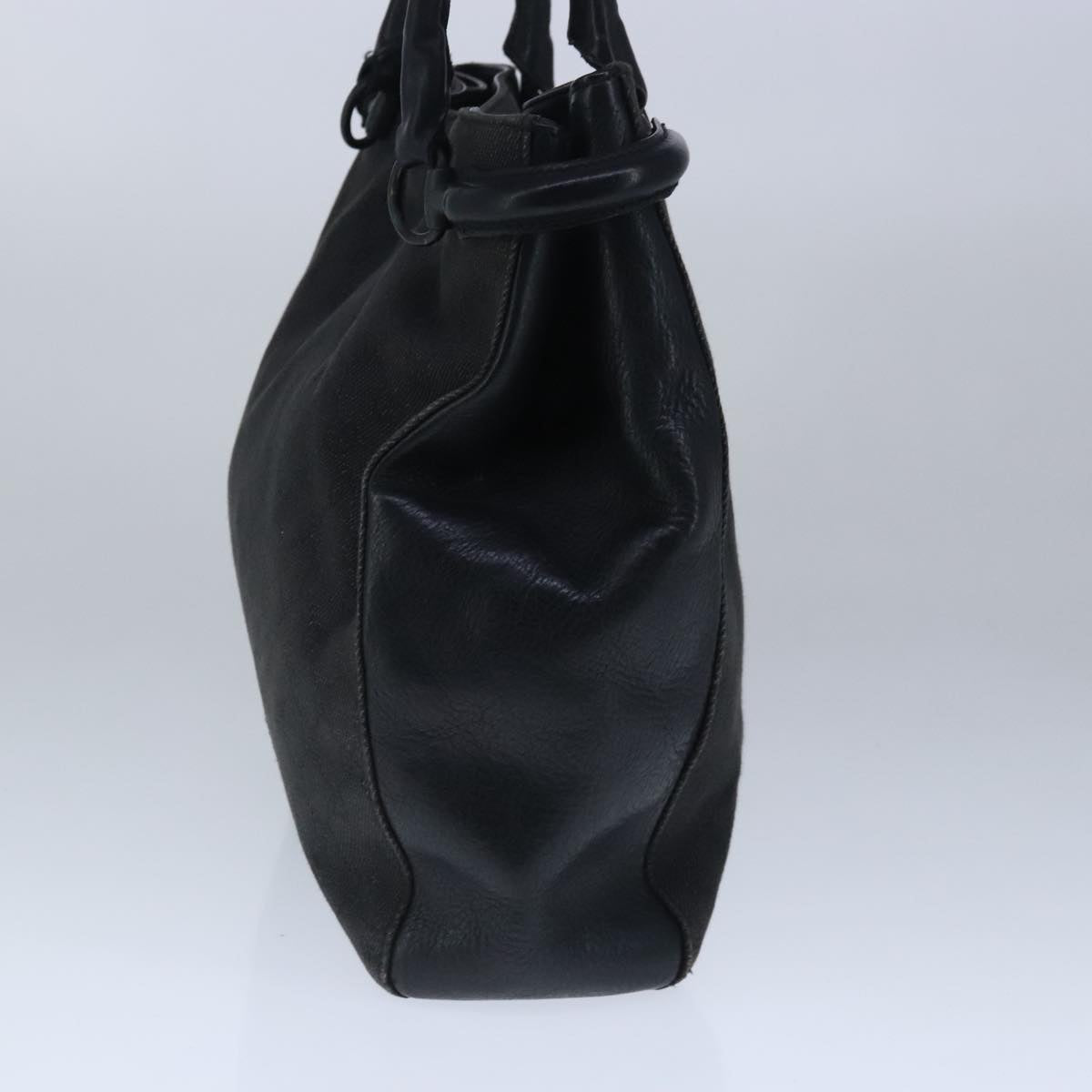 GUCCI GG Canvas Tote Bag Black 101346 ep6586