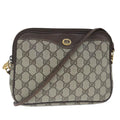 GUCCI GG Supreme Shoulder Bag PVC Leather Beige Gold 97 02 068 ep6599
