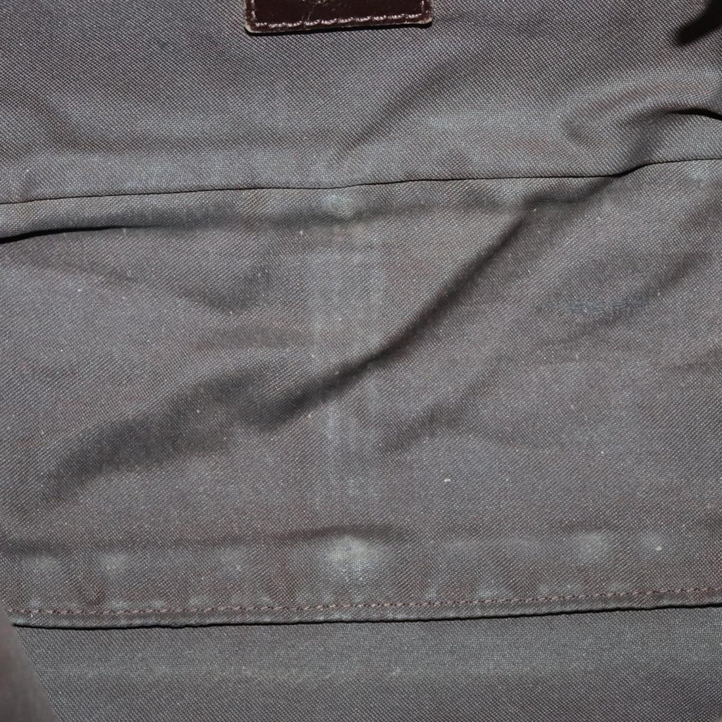 FENDI Zucca Canvas Mamma Baguette Shoulder Bag Brown Black Silver ep6627