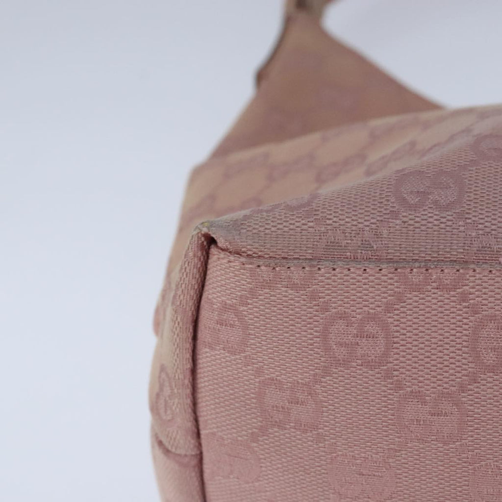 GUCCI GG Canvas Shoulder Bag Pink 001 3386 ep6633