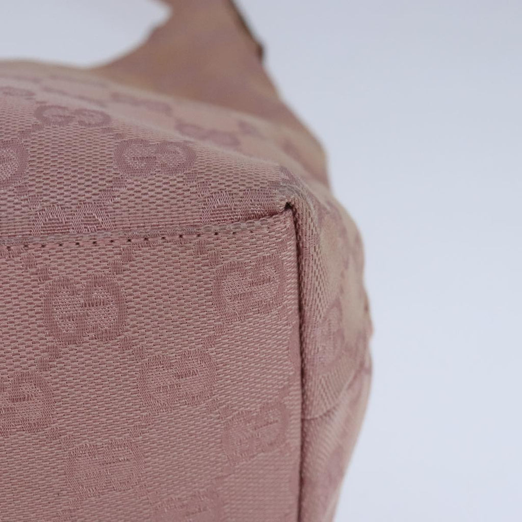 GUCCI GG Canvas Shoulder Bag Pink 001 3386 ep6633