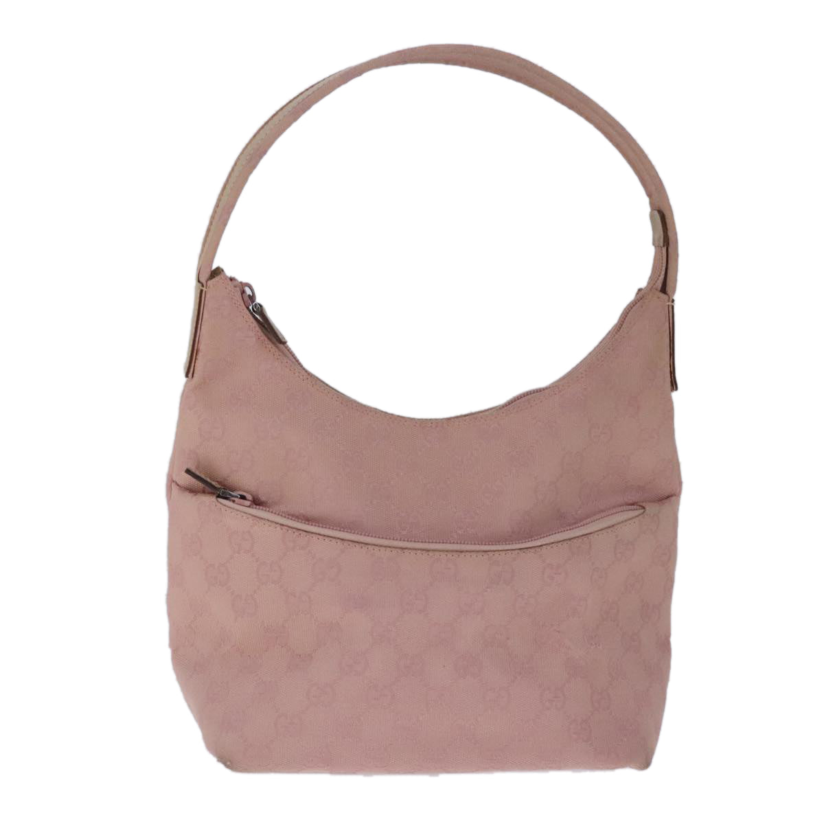 GUCCI GG Canvas Shoulder Bag Pink 001 3386 ep6633