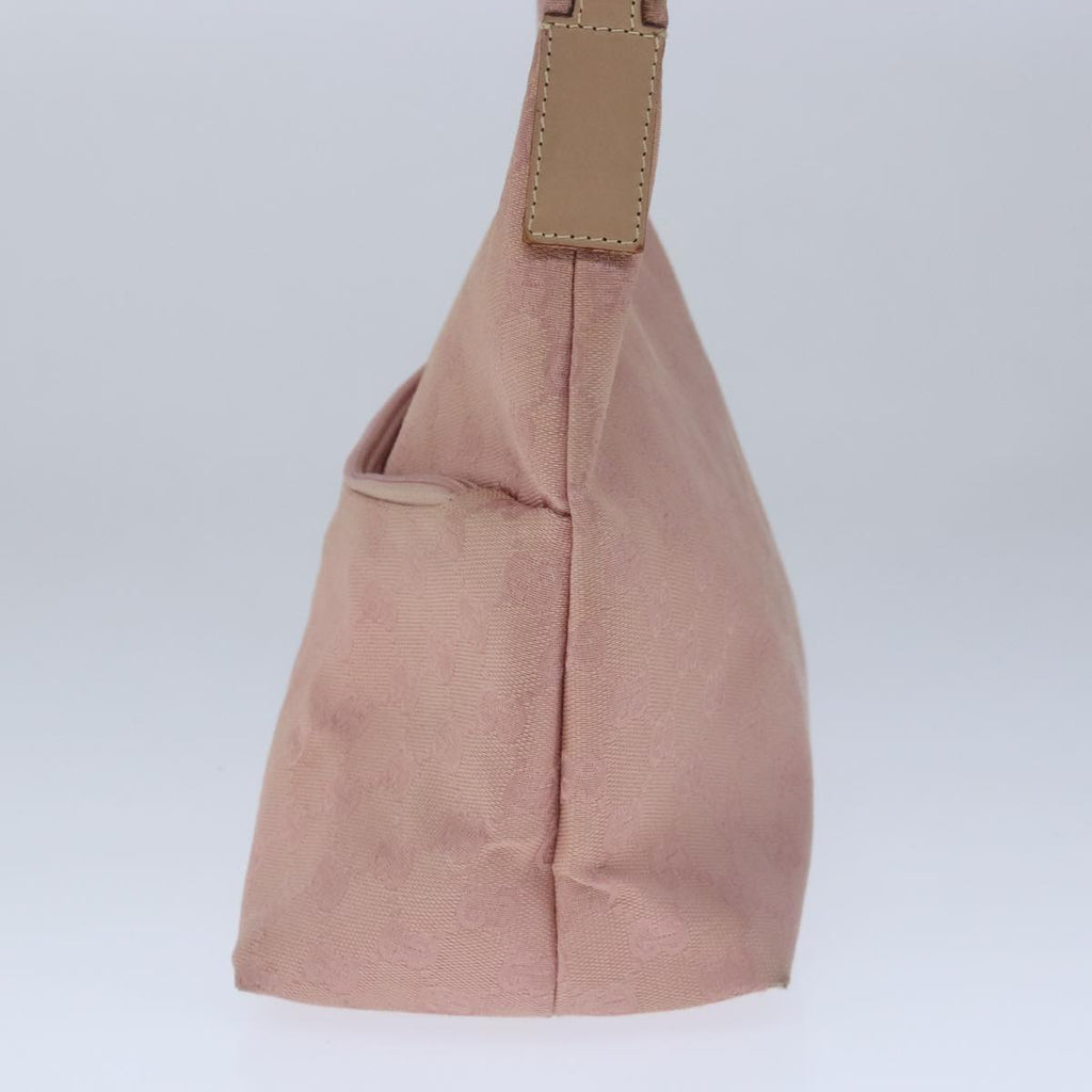 GUCCI GG Canvas Shoulder Bag Pink 001 3386 ep6633