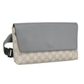 GUCCI GG Supreme Waist bag PVC White Silver 353435 ep6647