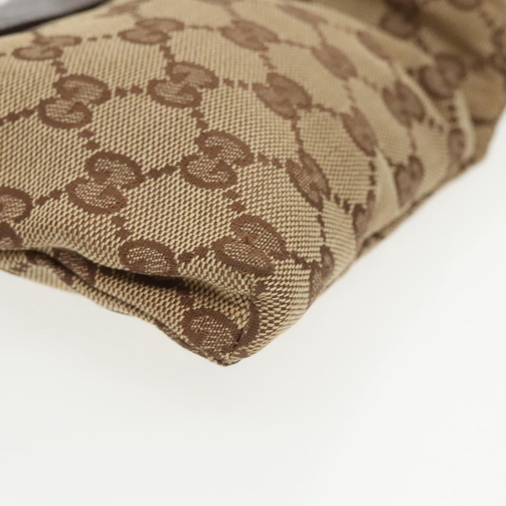 GUCCI GG Canvas Waist bag Beige Silver 28566 ep6664