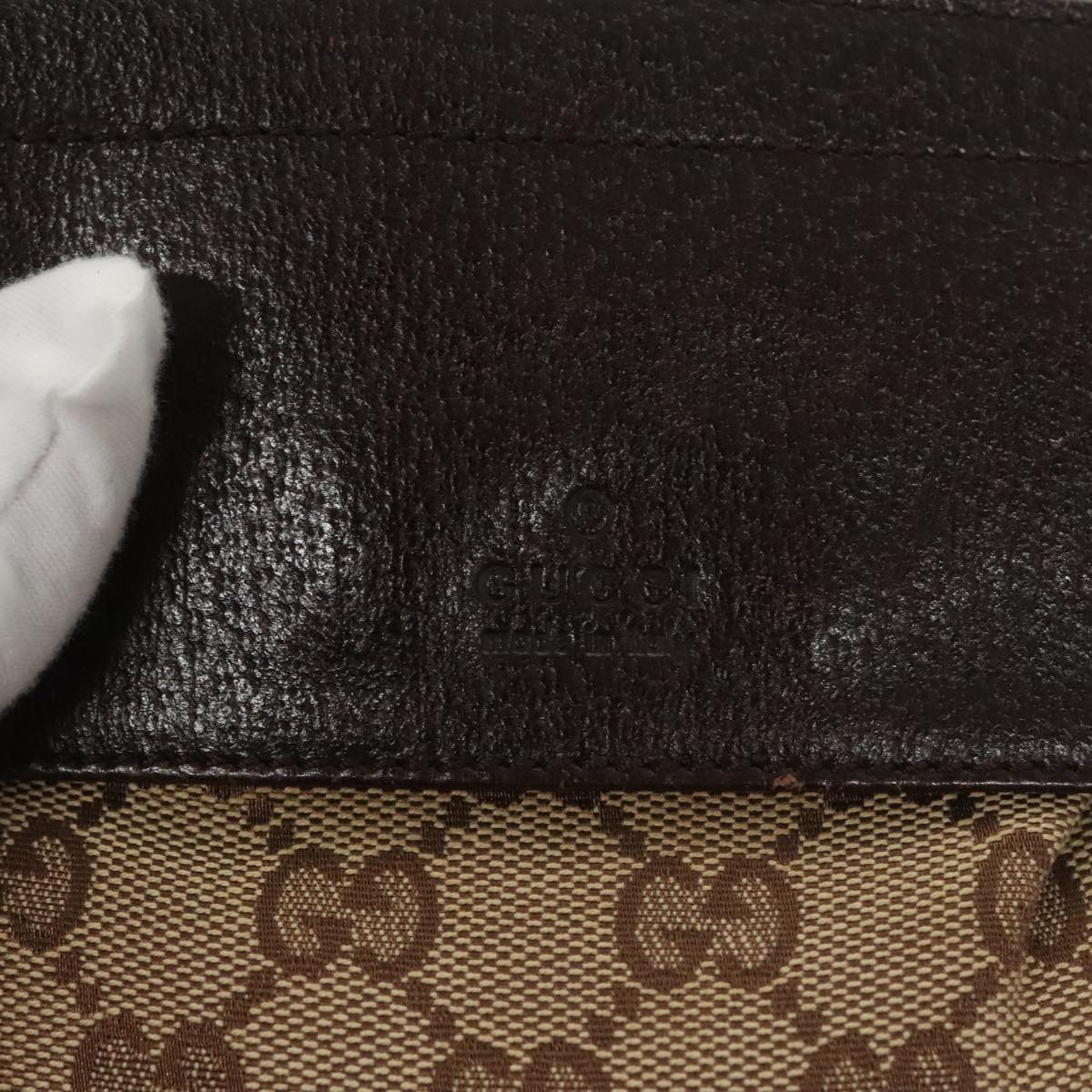 GUCCI GG Canvas Waist bag Beige Silver 28566 ep6664