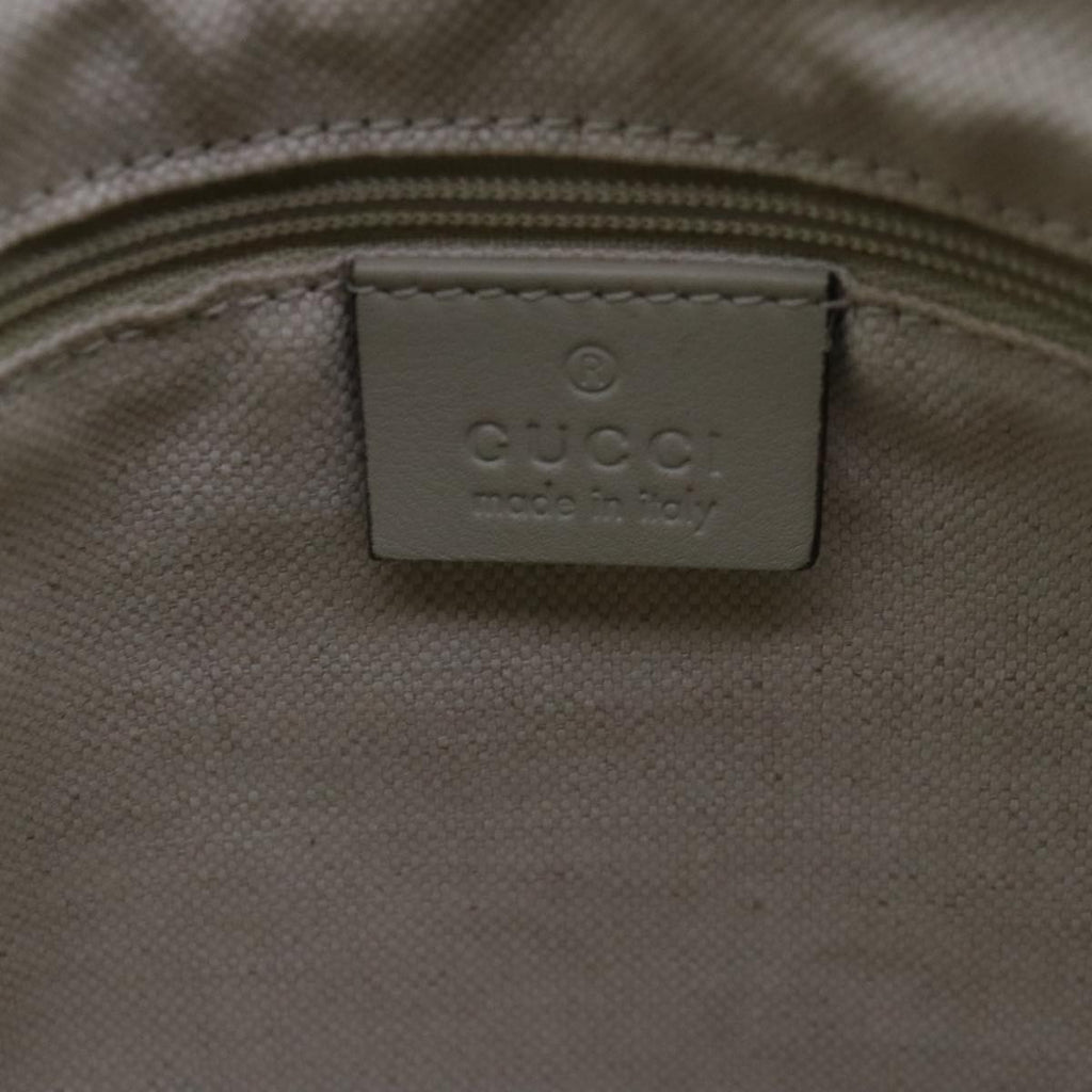 GUCCI Guccissima GG Sukey Hand Bag Leather White ep6679