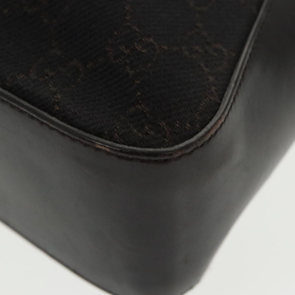 GUCCI GG Canvas Tote Bag Silver Brown 73983 ep6697