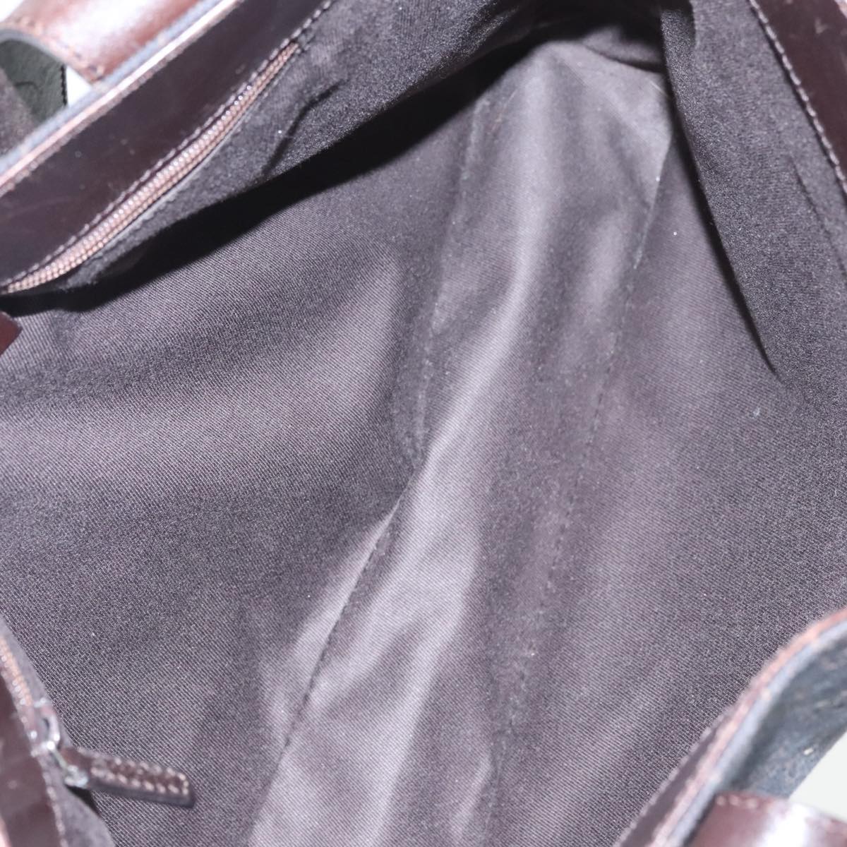 GUCCI GG Canvas Tote Bag Silver Brown 73983 ep6697