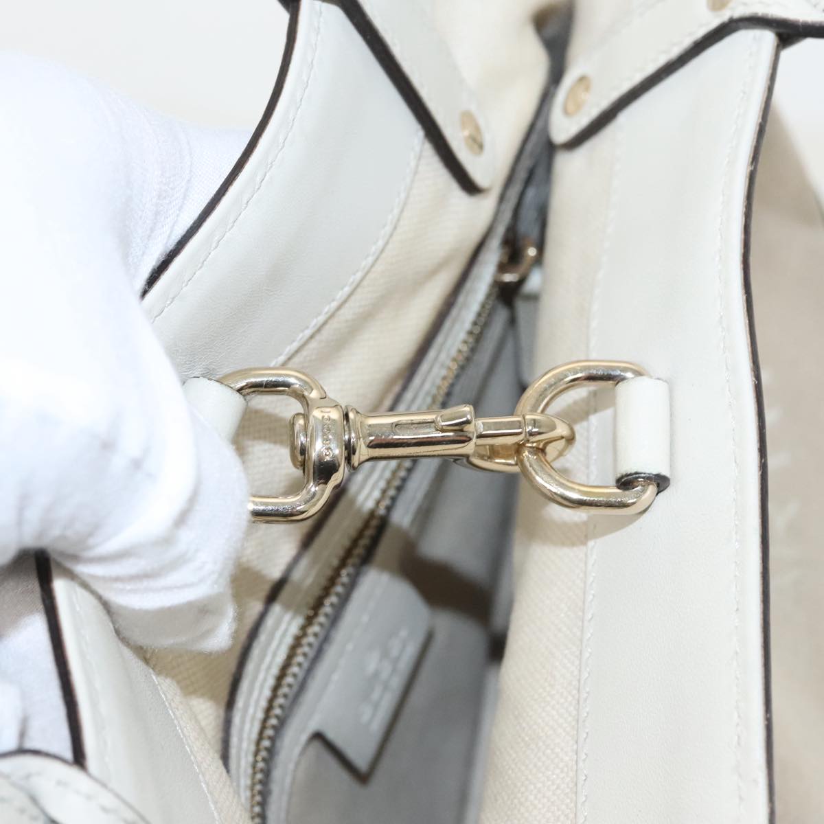 GUCCI Tote Bag Canvas Beige 269878 ep6705