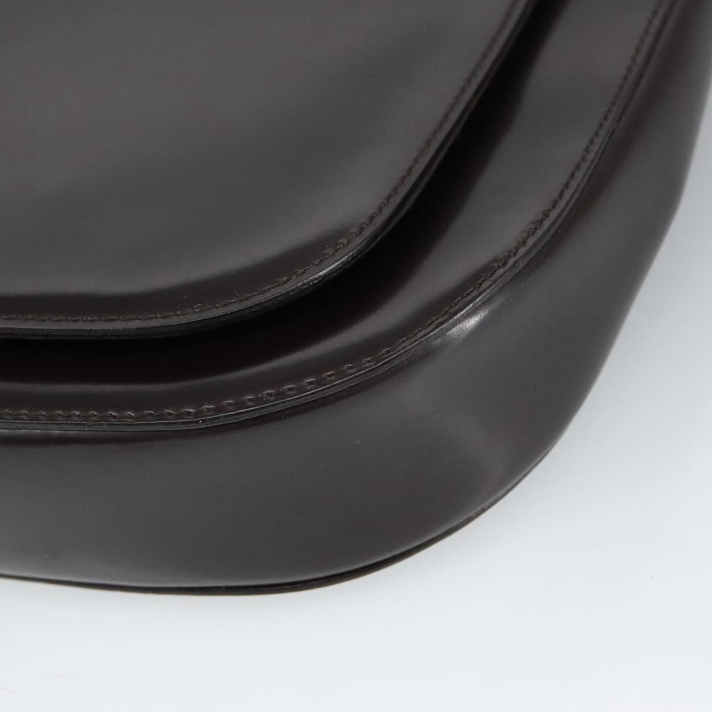 GUCCI Shoulder Bag Leather Brown 001 3195 ep6740