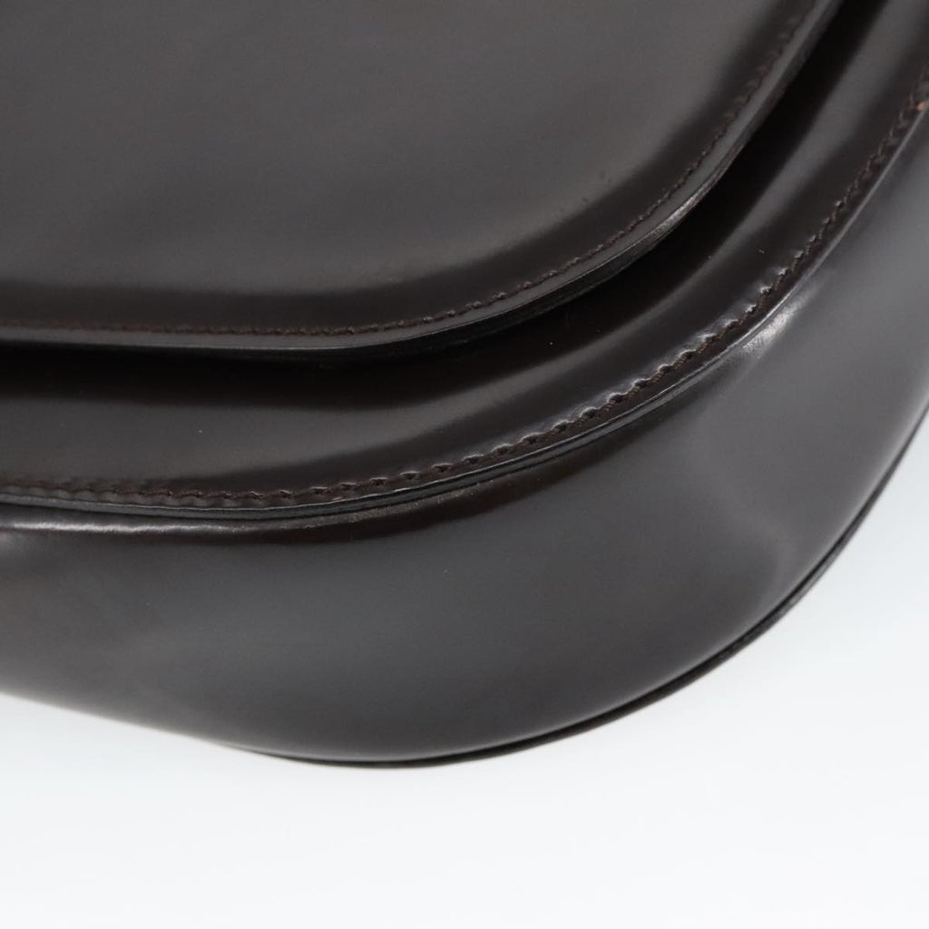 GUCCI Shoulder Bag Leather Brown 001 3195 ep6740
