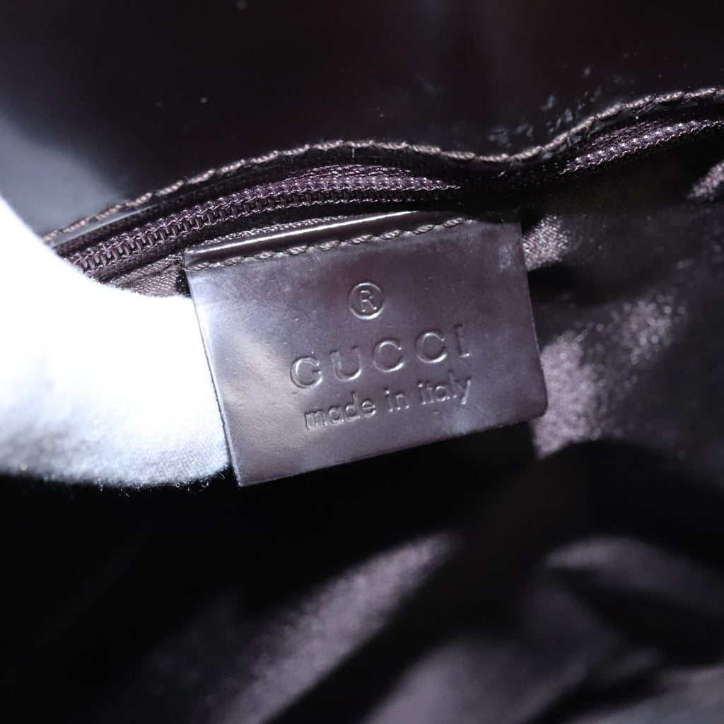 GUCCI Shoulder Bag Leather Brown 001 3195 ep6740