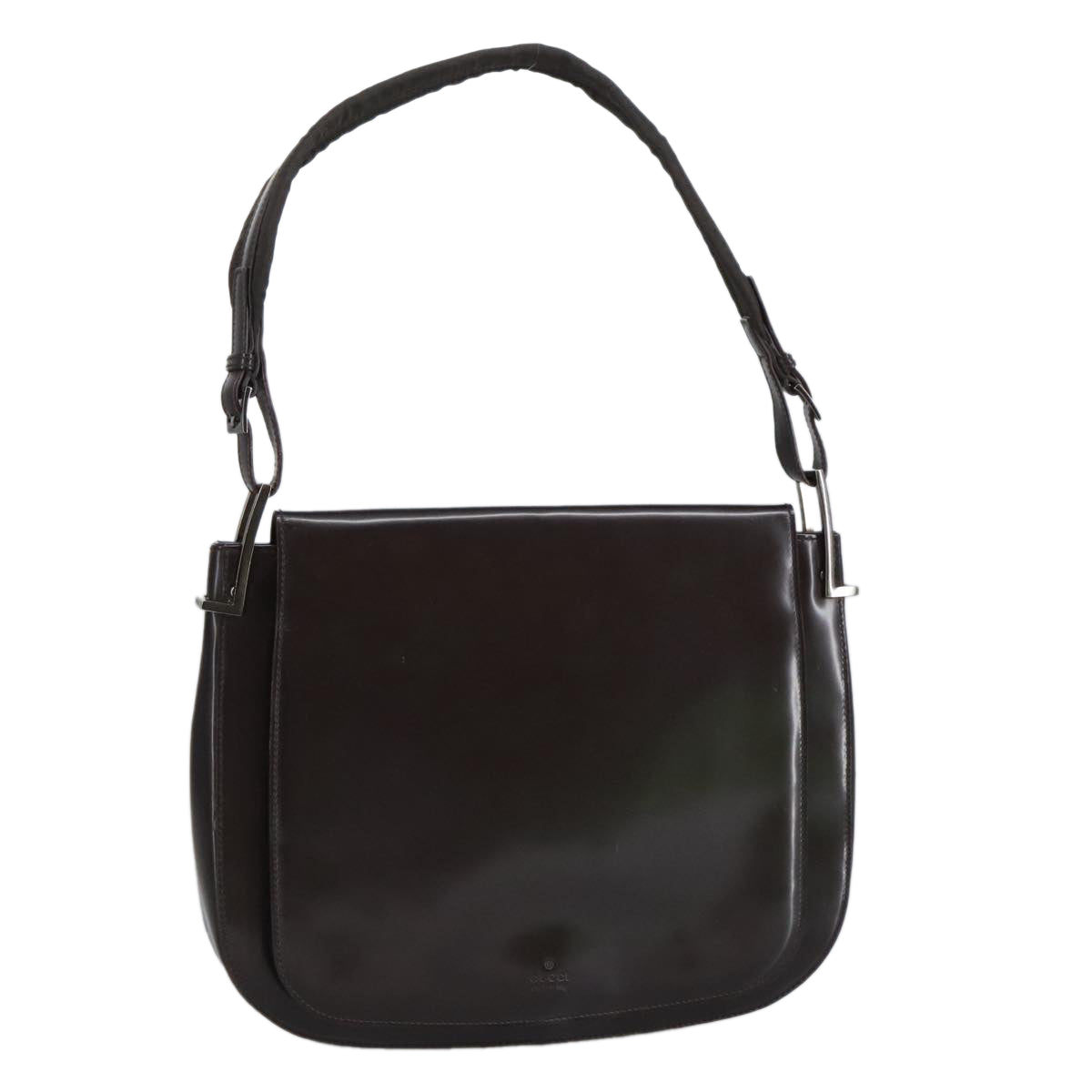GUCCI Shoulder Bag Leather Brown 001 3195 ep6740