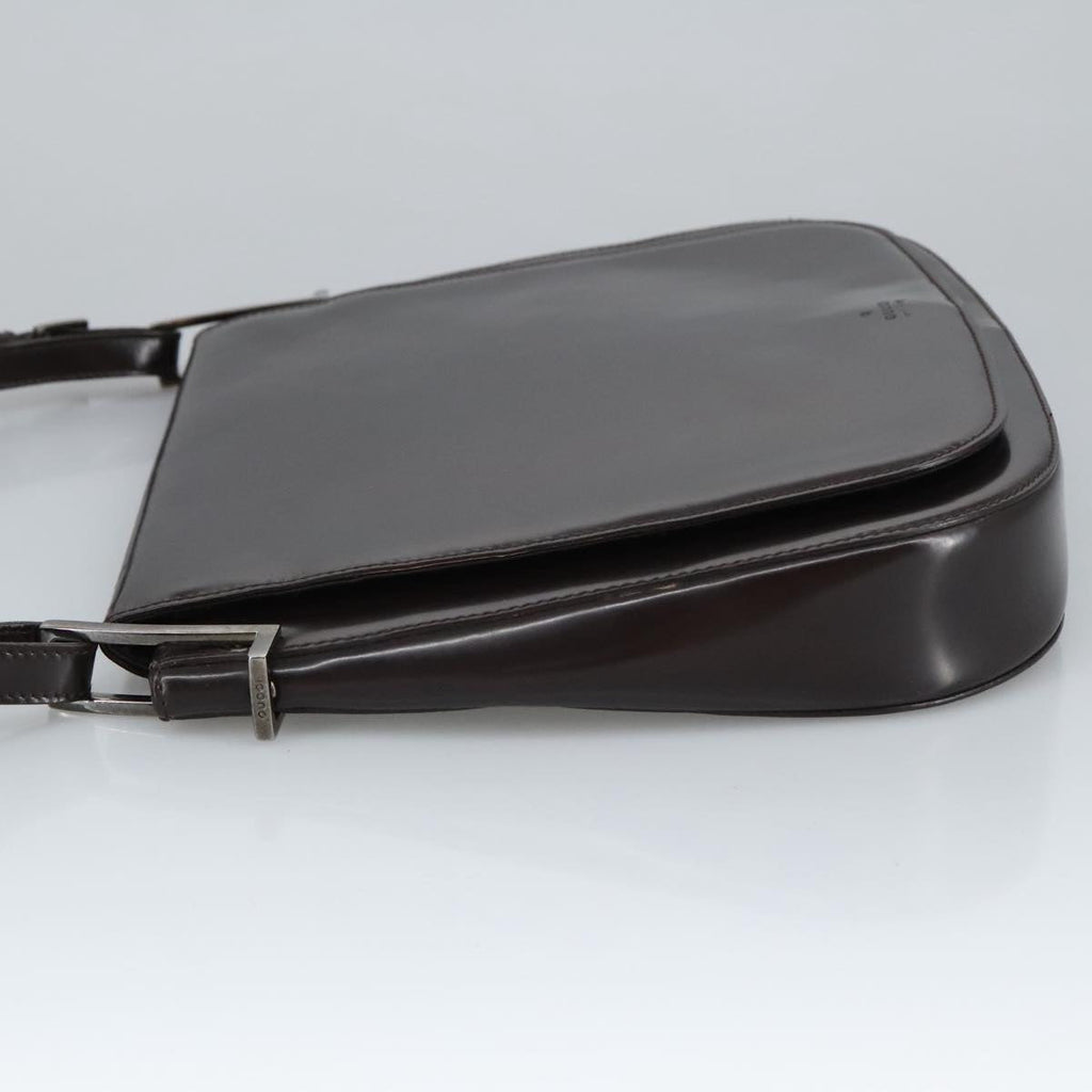 GUCCI Shoulder Bag Leather Brown 001 3195 ep6740
