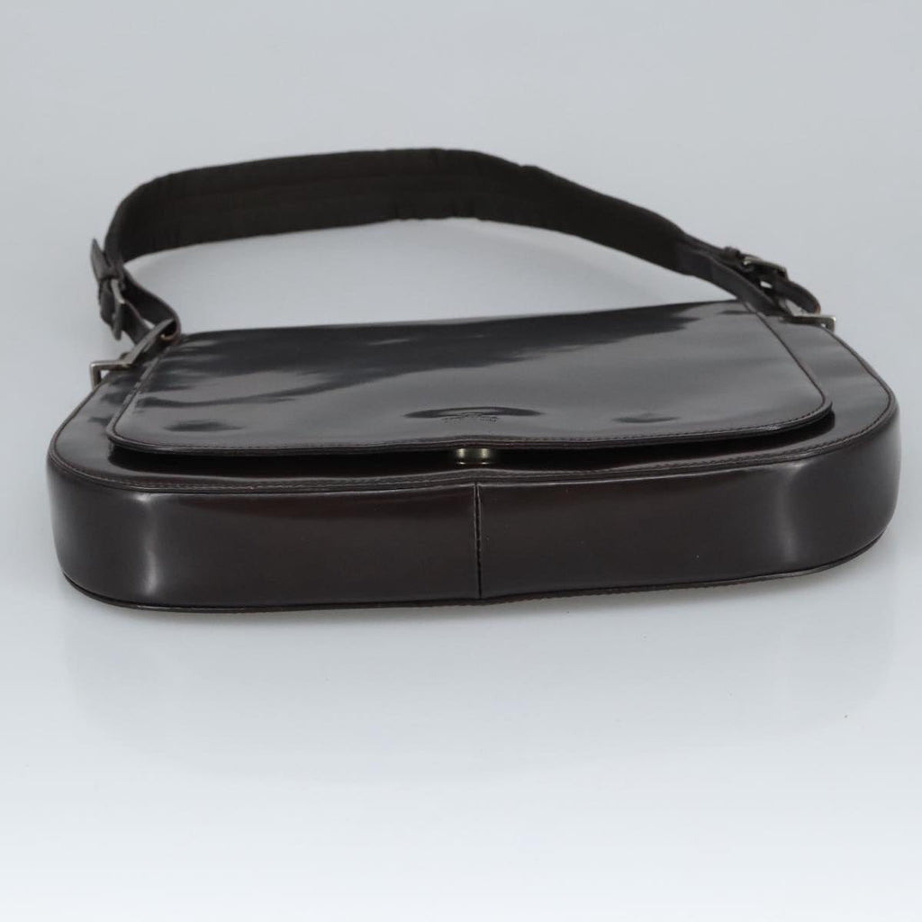 GUCCI Shoulder Bag Leather Brown 001 3195 ep6740