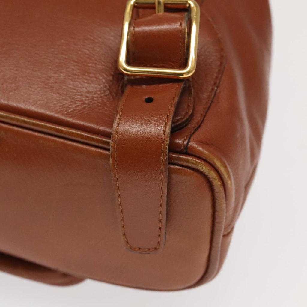 GUCCI Bamboo Backpack Leather Brown Gold 003 3444 0030 ep6741