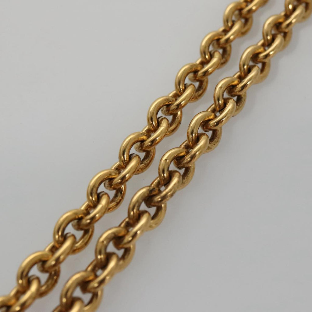 CHANEL Necklace metal Gold CC ep6760