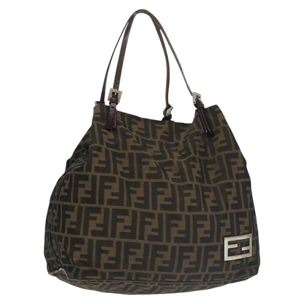FENDI Zucca Canvas Tote Bag Khaki ep6785
