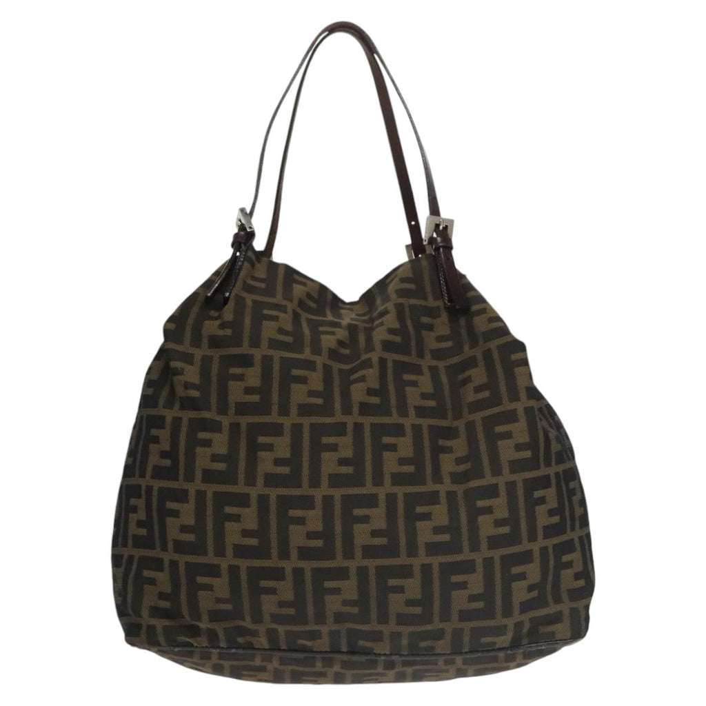 FENDI Zucca Canvas Tote Bag Khaki ep6785