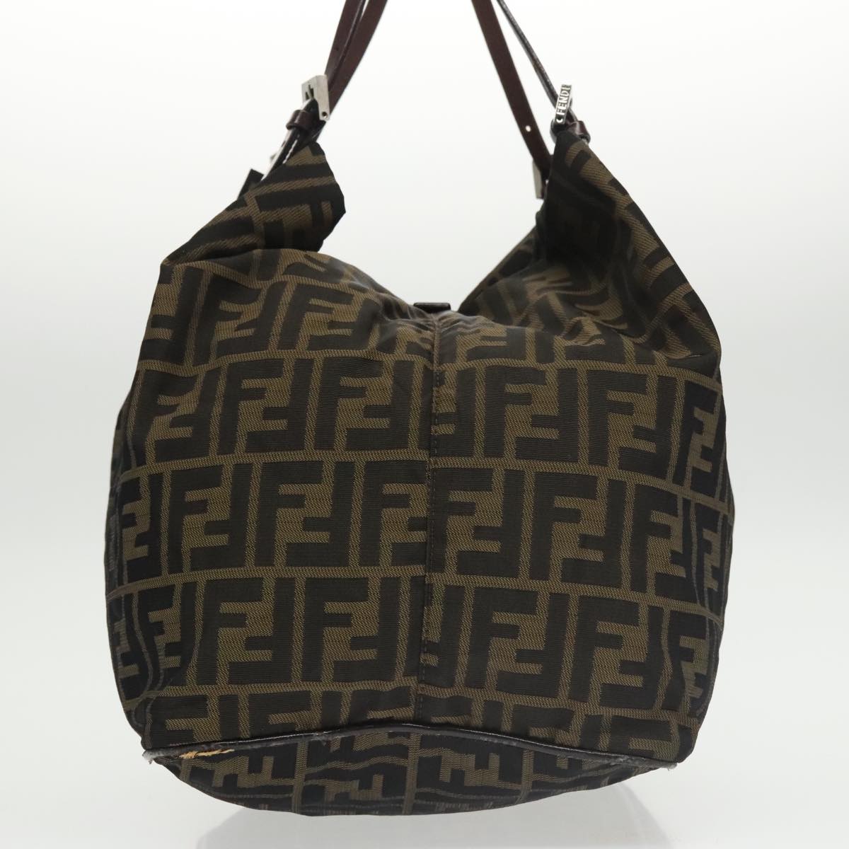 FENDI Zucca Canvas Tote Bag Khaki ep6785