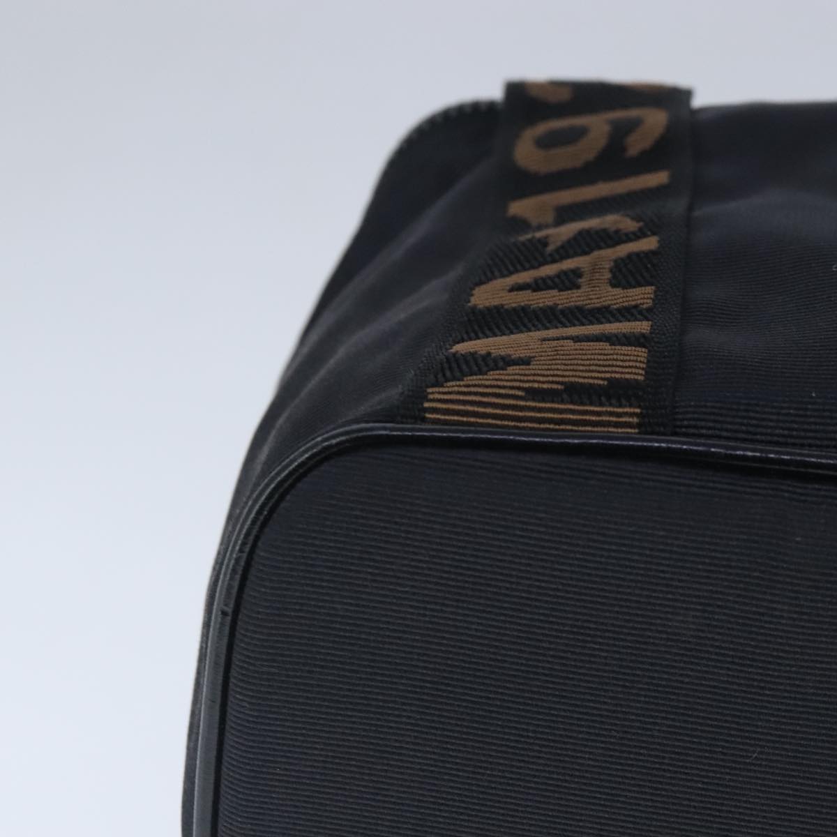 FENDI Hand Bag Nylon Black ep6807