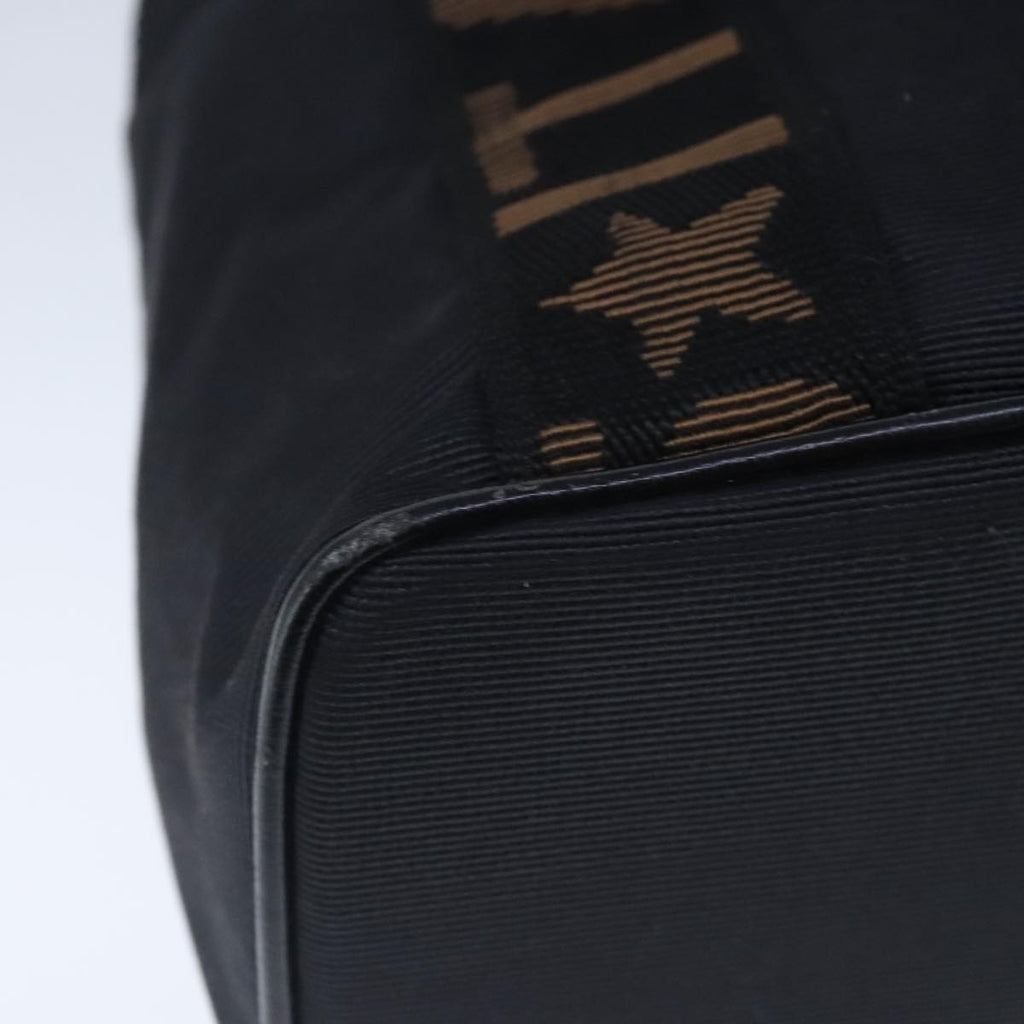 FENDI Hand Bag Nylon Black ep6807