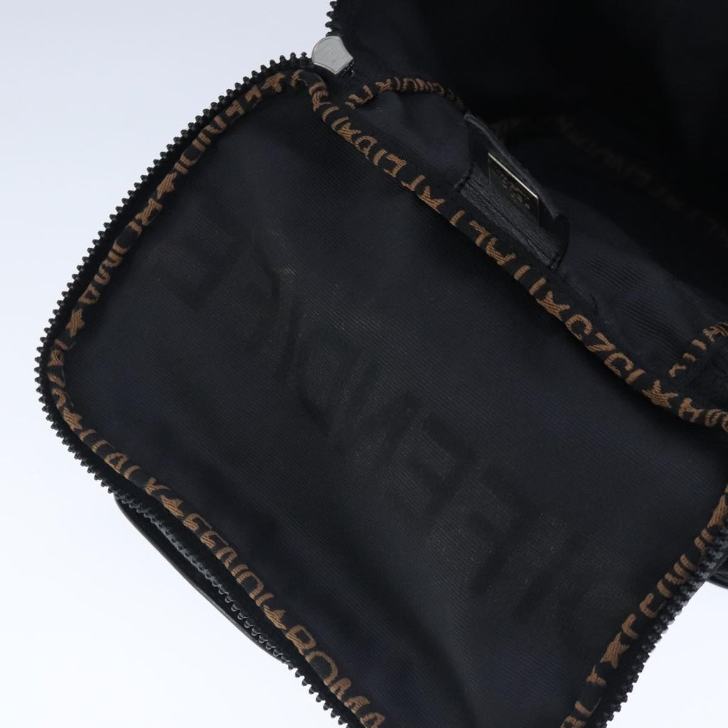 FENDI Hand Bag Nylon Black ep6807