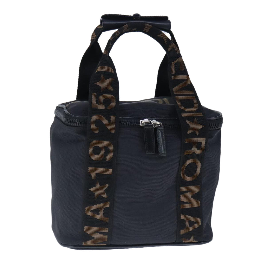 FENDI Hand Bag Nylon Black ep6807