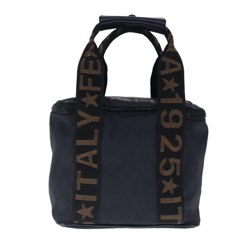 FENDI Hand Bag Nylon Black ep6807