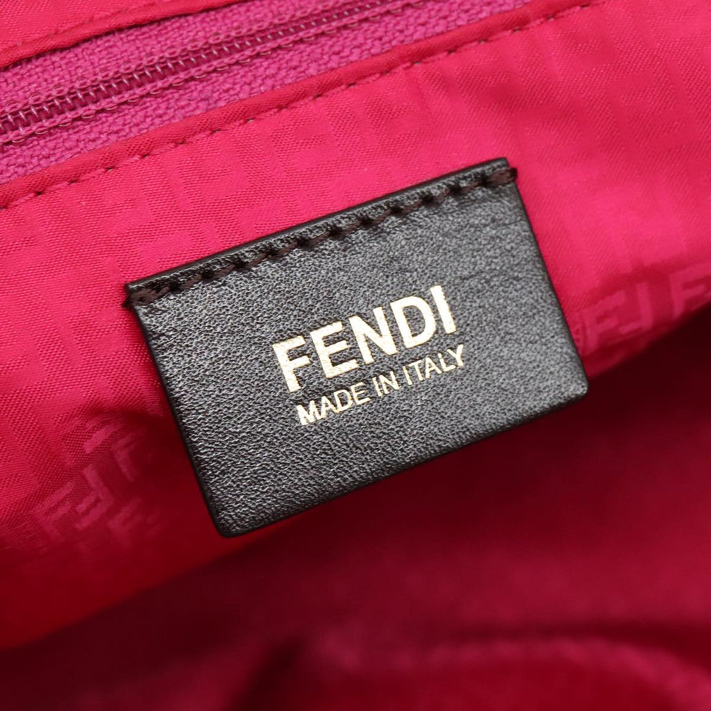 FENDI Zucca Canvas Tote Bag Brown Black ep6901