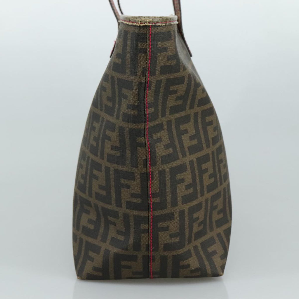 FENDI Zucca Canvas Tote Bag Brown Black ep6901