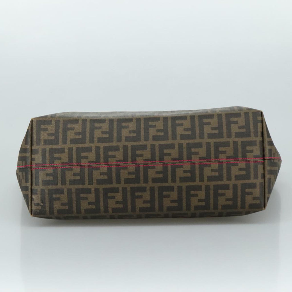 FENDI Zucca Canvas Tote Bag Brown Black ep6901
