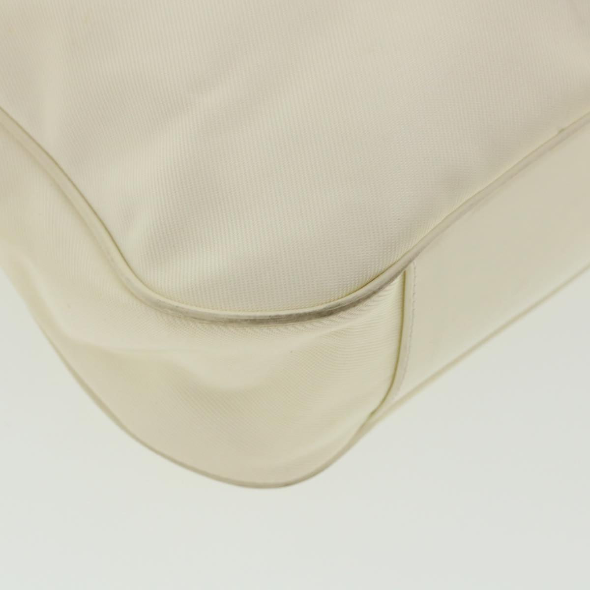 GUCCI Bamboo Shoulder Bag Canvas 2way White 1577 ep700