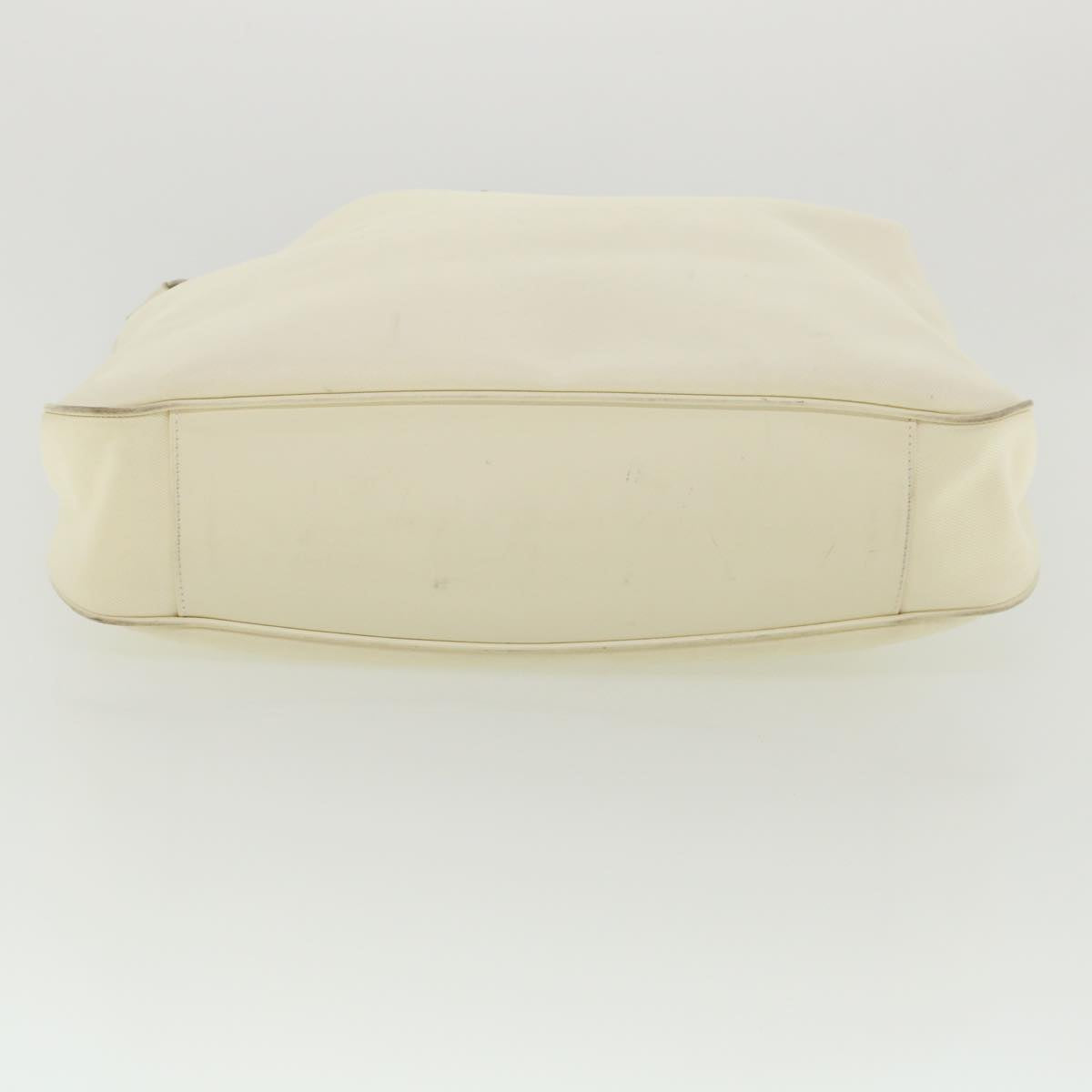 GUCCI Bamboo Shoulder Bag Canvas 2way White 1577 ep700