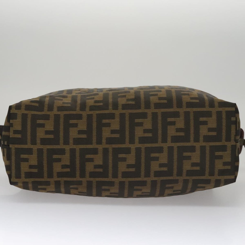 FENDI Zucca Canvas Pouch Brown Black ep7110