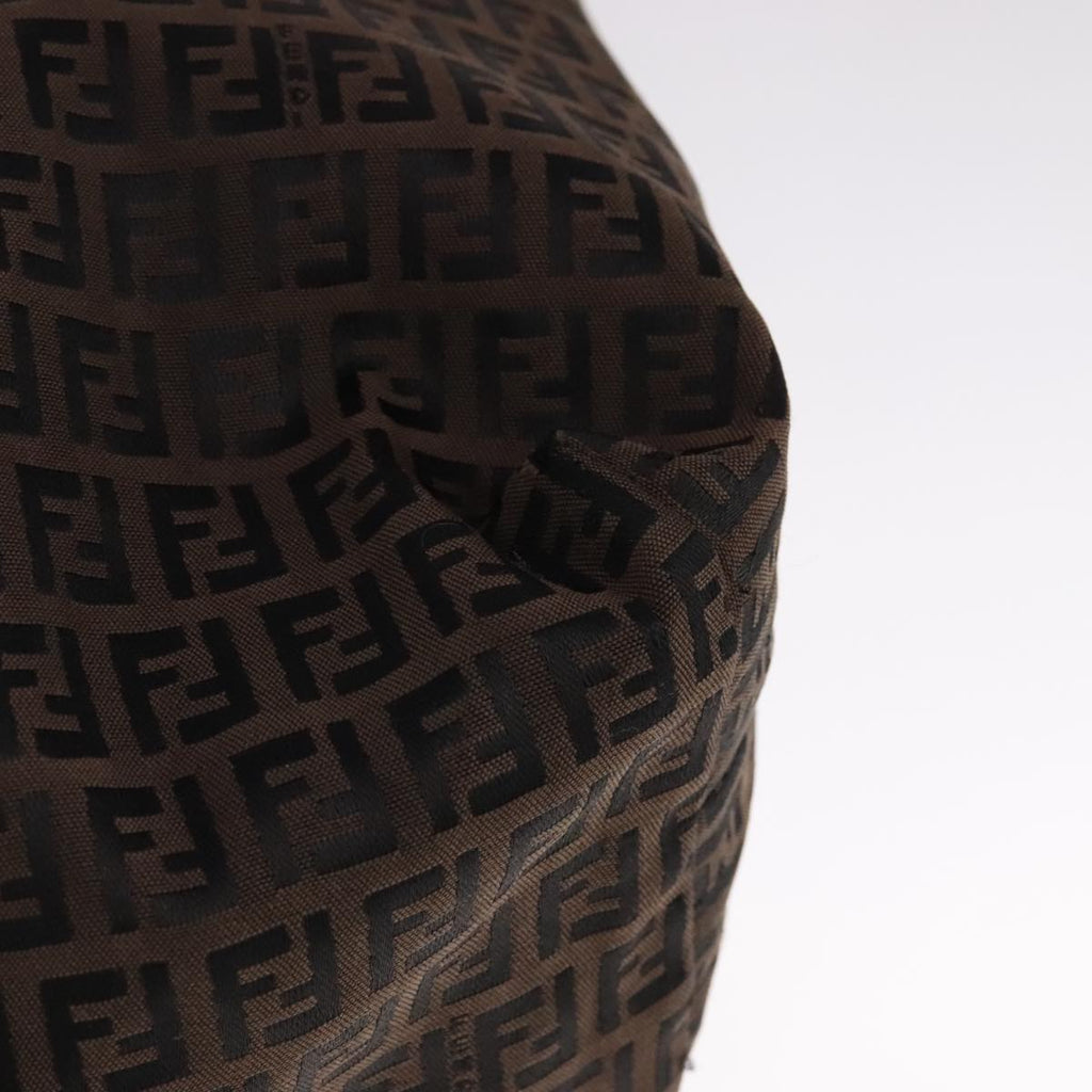 FENDI Zucchino Canvas Tote Bag Brown ep7111