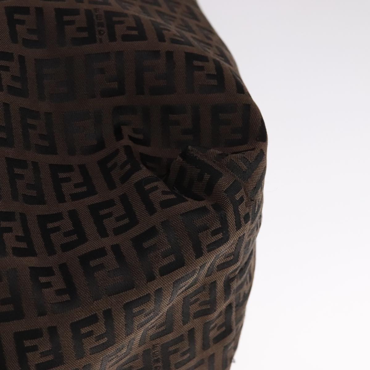 FENDI Zucchino Canvas Tote Bag Brown ep7111