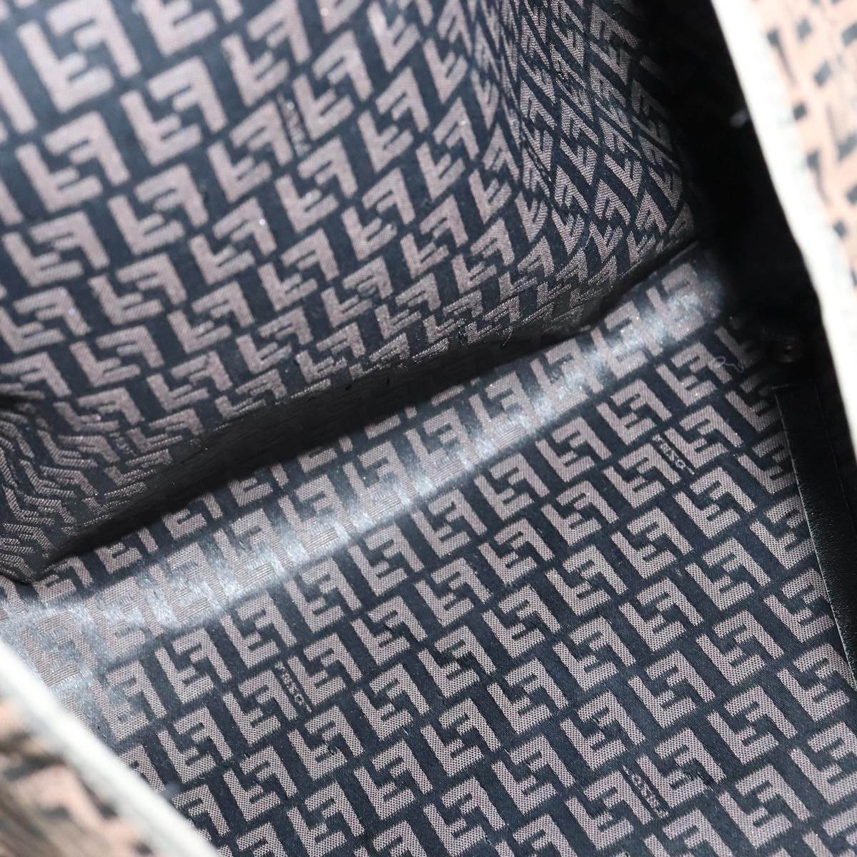 FENDI Zucchino Canvas Tote Bag Brown ep7111