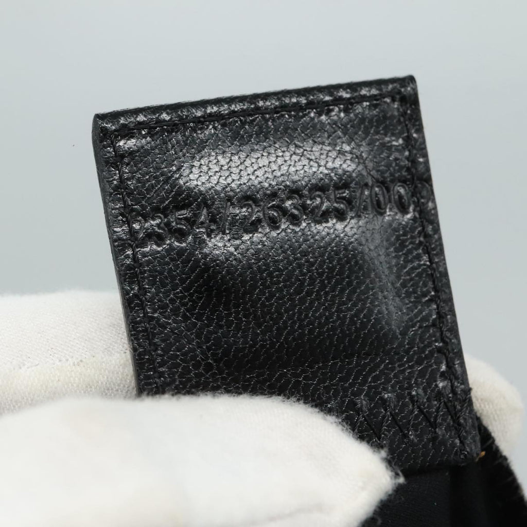 FENDI Mamma Baguette Shoulder Bag Nylon Black Silver ep7119
