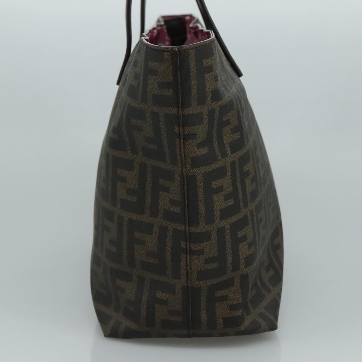 FENDI Zucca Canvas Tote Bag Brown Black ep7127