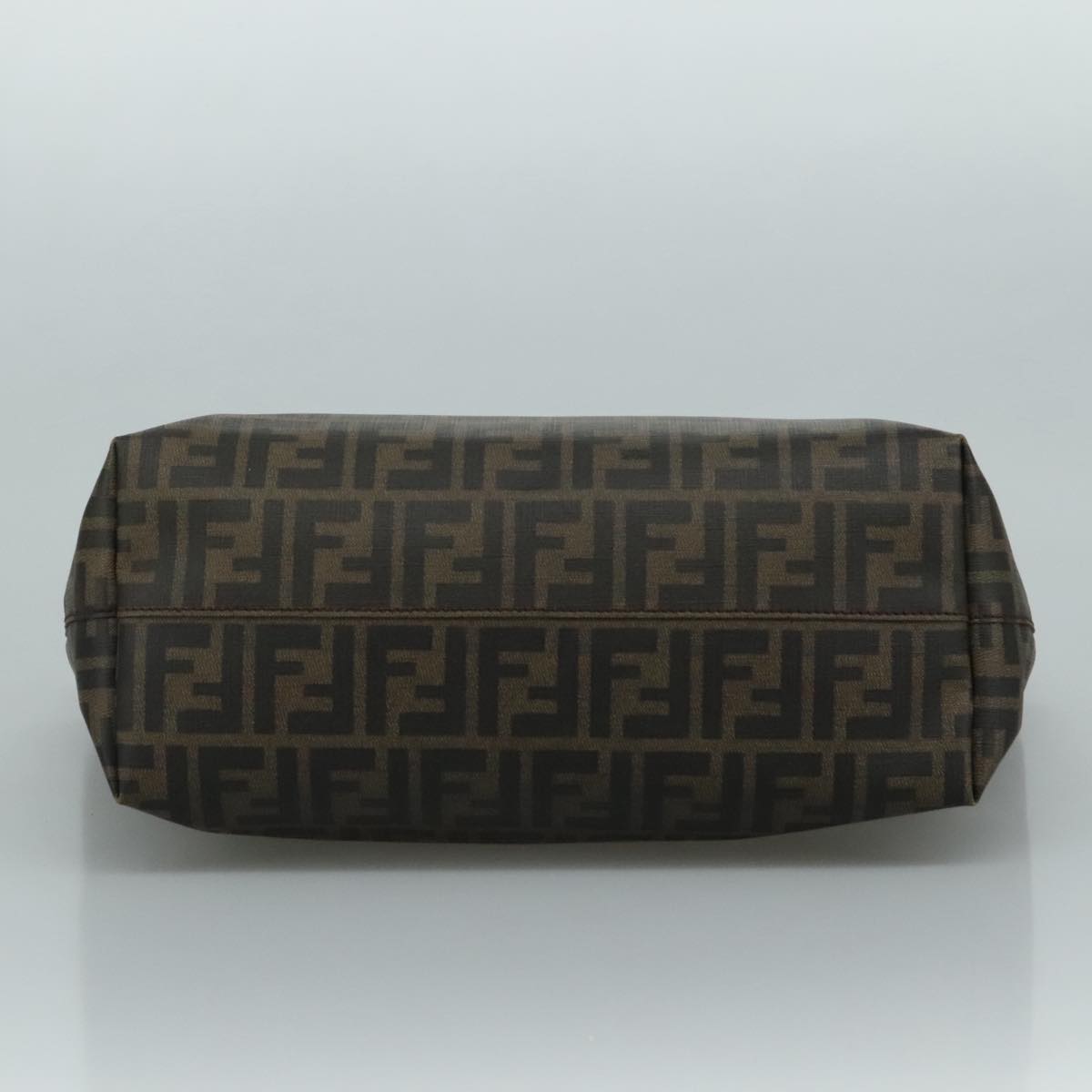 FENDI Zucca Canvas Tote Bag Brown Black ep7127