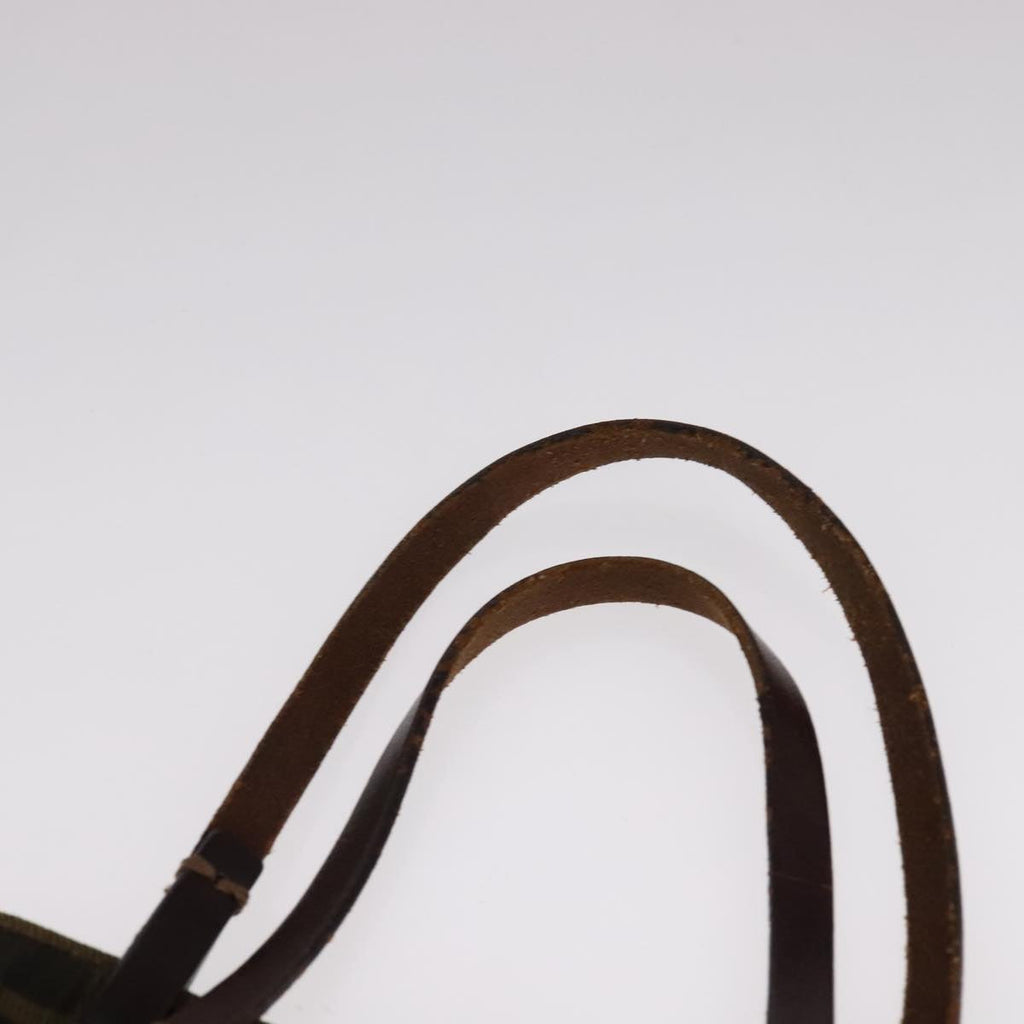 FENDI Zucca Canvas Hand Bag Brown Black ep7128