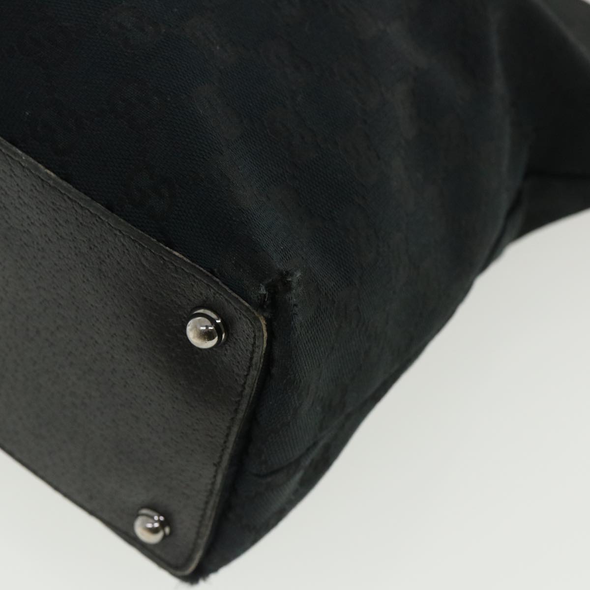 GUCCI GG Canvas Shoulder Bag Black 140274 ep717