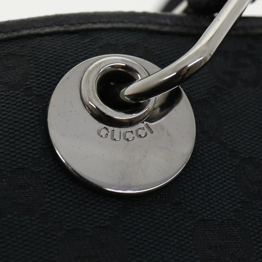 GUCCI GG Canvas Shoulder Bag Black 140274 ep717